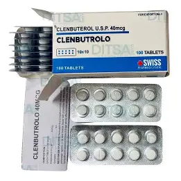 Swiss Clen 40mcg X 100 Capsules (Clenbuterol)