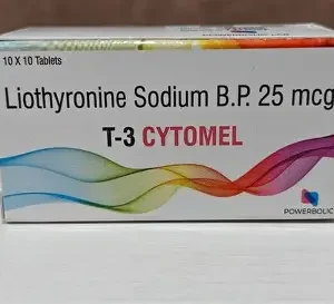 Vita T3 Cytomel 25mcg X 100 Capsules (Liothyronine)