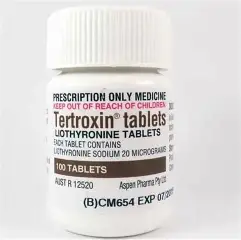 T3 Tertroxin (Cytomel) 20mcg X 100 Tablets (Pharmaceutical)